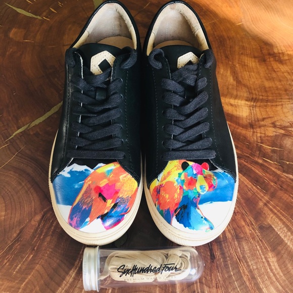 SixHundredFour Leather Sneakers - Picture 6 of 10